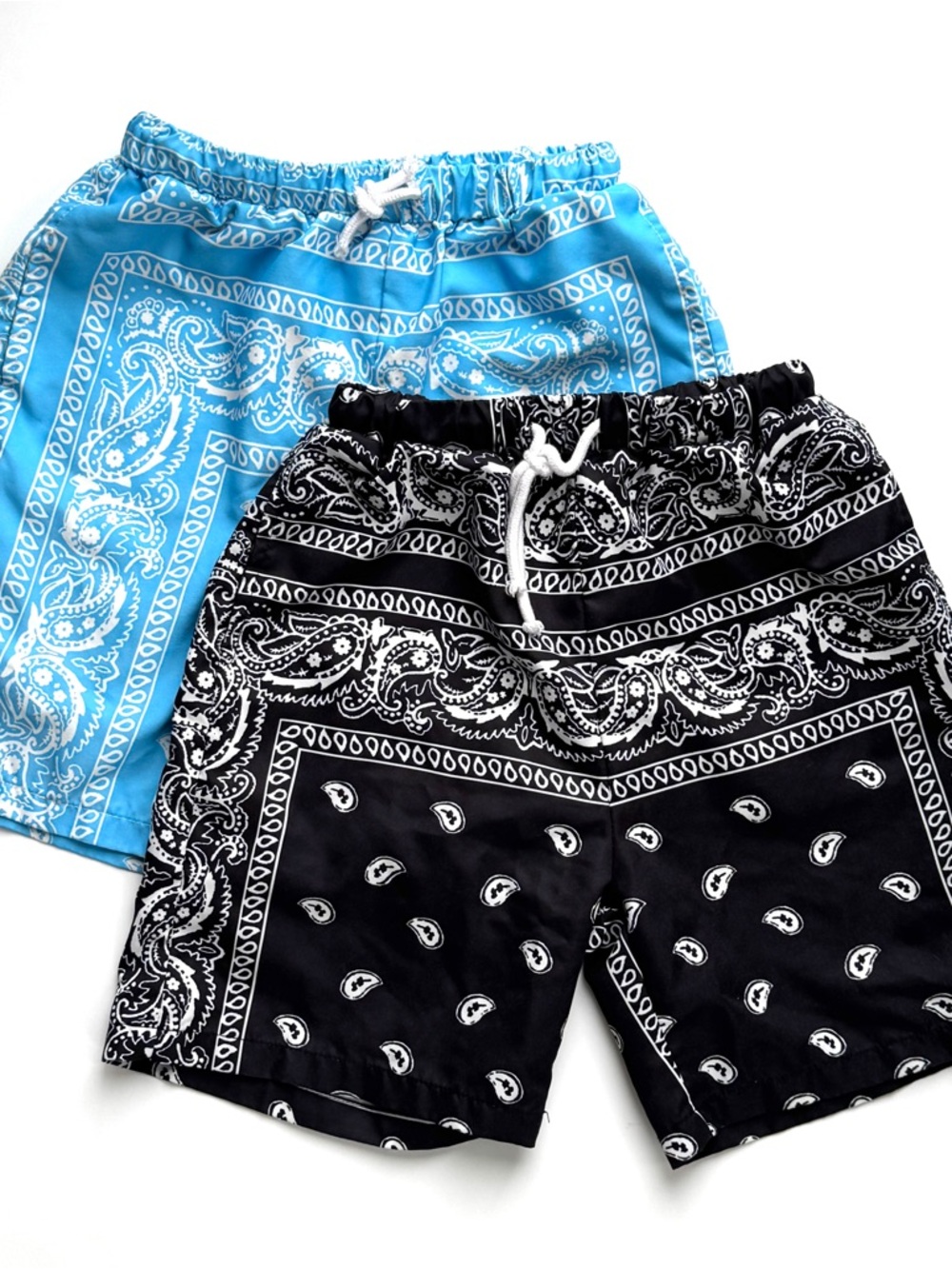 Lot of 2 SOLY HUX Boys Boho Paisley Print Shorts